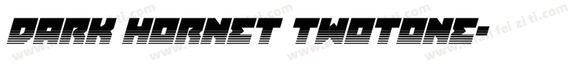 Dark Hornet Twotone字体转换
